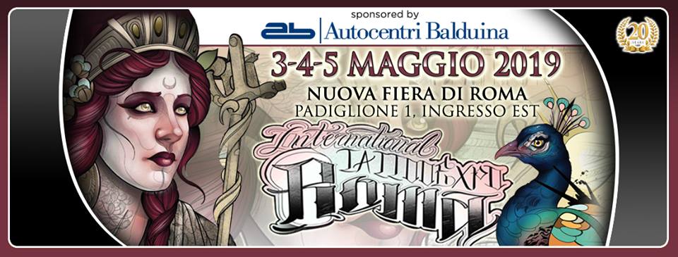 International Tattoo Expo di Roma del 3-4-5 maggio 2019