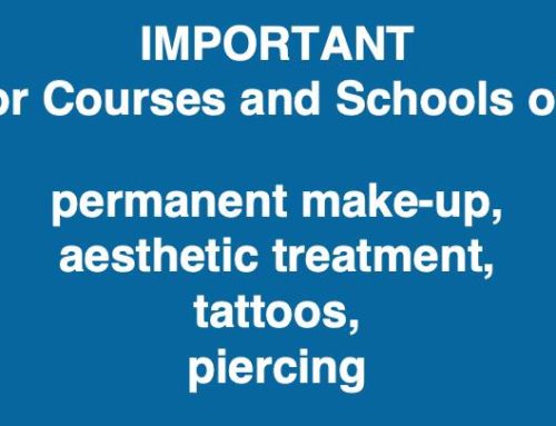 For Courses and Schools of permanent make-up, aesthetic treatment, tattoos, piercing